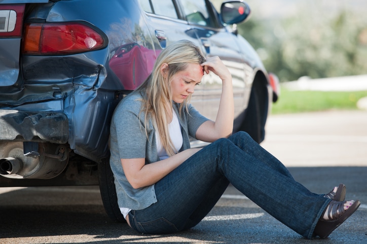Car accident injury caused by vehicular negligence